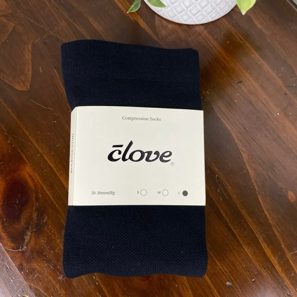 Clove Shoes Compression Socks Black Large